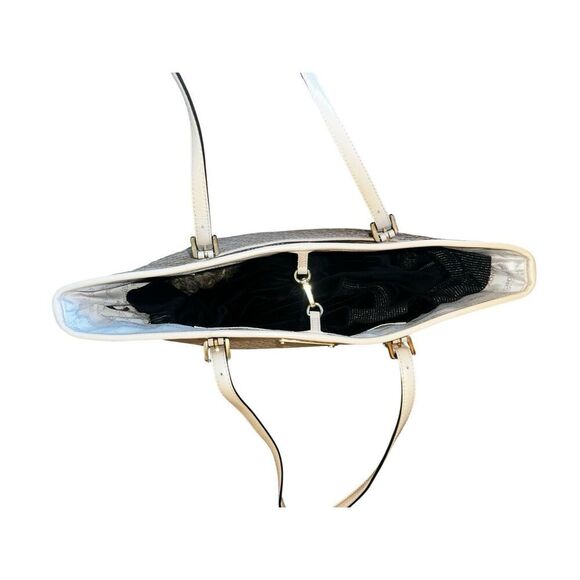 Michael Kors Jet Set Travel Small Leather Carryall Tote Bag blush tan - Picture 5 of 9